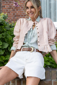 Maison Hotel |  Jacket with embroidery Edgar | pink | Picture 5