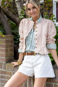 Maison Hotel |  Jacket with embroidery Edgar | pink | Picture 4