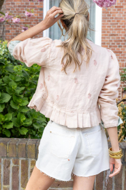 Maison Hotel |  Jacket with embroidery Edgar | pink | Picture 7