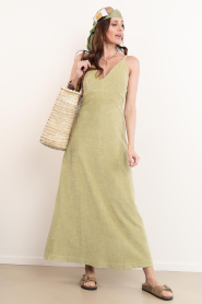 Speezys |  Terry maxi dress Mara | green | Picture 3