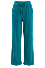Speezys |  Terry wide leg pants Mel | blue | Picture 1