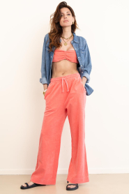 Speezys |  Terry wide leg pants Mel | pink | Picture 3