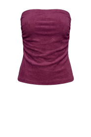 Speezys |  Terry strapless top Jet | burgundy