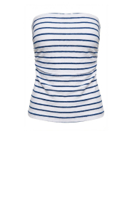 Speezys |  Striped terry strapless top Jet | blue | Picture 1