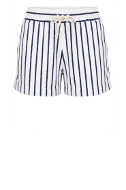 Speezys |  Striped terry short Ada | blue | Picture 1