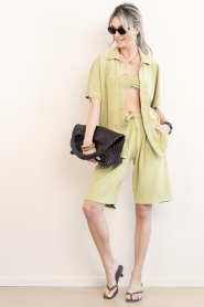 Speezys |  Terry bandeau top Jill | green | Picture 4