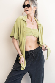 Speezys |  Terry bandeau top Jill | green | Picture 2