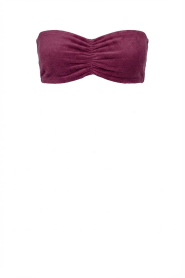 Speezys |  Terry bandeau top Jill | burgundy