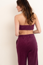 Speezys |  Terry bandeau top Jill | burgundy | Picture 8