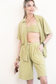 Speezys |  Terry bermuda short Classic | green | Picture 4