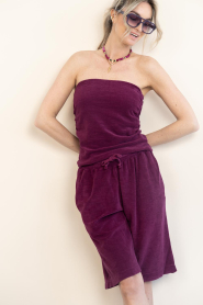 Speezys |  Terry bermuda short Classic | burgundy | Picture 2