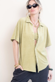 Speezys |  Terry blouse Stine | green | Picture 6