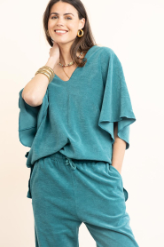 Speezys |  Terry kaftan top Fenne | blue | Picture 2