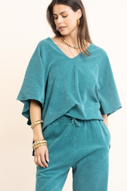 Speezys |  Terry kaftan top Fenne | blue | Picture 5