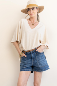 Speezys |  Terry kaftan top Fenne | natural | Picture 4