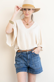 Speezys |  Terry kaftan top Fenne | natural | Picture 5