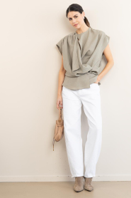 IRO |  Wrap top Scilla | green | Picture 3