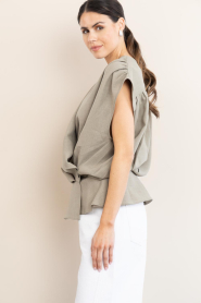 IRO |  Wrap top Scilla | green | Picture 6