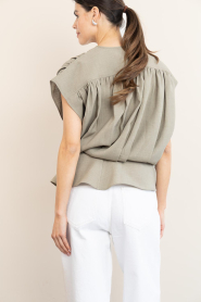 IRO |  Wrap top Scilla | green | Picture 7