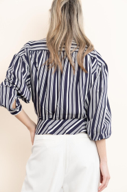 IRO |  Viscose striped top Uliah | dark blue | Picture 9