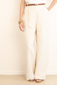 IRO |  Wide leg trousers Hayda | beige | Picture 5