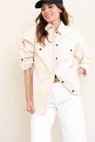 IRO |  Oversized blouse Jilianne | beige | Picture 7