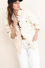 IRO |  Oversized blouse Jilianne | beige | Picture 10