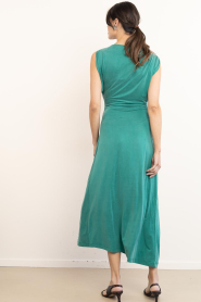 IRO |  Cupro maxi dress Eoane | green | Picture 8