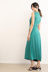 IRO |  Cupro maxi dress Eoane | green | Picture 9
