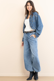 IRO |  Denim cropped jacket Jaky | blue | Picture 3