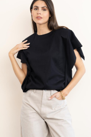 IRO |  Smocked top Amoria | black | Picture 2