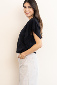 IRO |  Smocked top Amoria | black | Picture 6