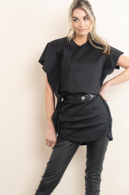 IRO |  Mini dress Aslan | black | Picture 2