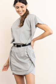 IRO |  Mini dress Aslan | grey | Picture 2