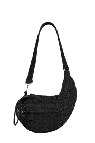 IRO |  Raffia bag Laura | black | Picture 1