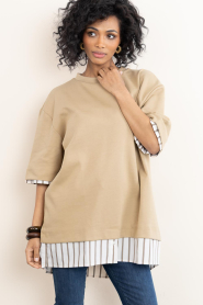 March23 |  Sweater mini dress Secret | beige | Picture 2