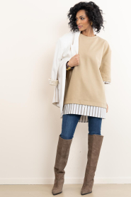 March23 |  Sweater mini dress Secret | beige | Picture 4