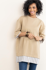 March23 |  Sweater mini dress Secret | beige | Picture 5