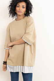 March23 |  Sweater mini dress Secret | beige | Picture 6