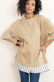 March23 |  Sweater mini dress Secret | beige | Picture 7