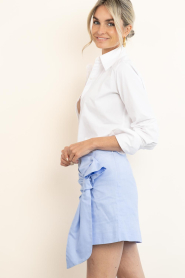 March23 |  Mini skirt with bow detail Drizzle | blue | Picture 6