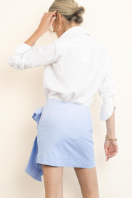 March23 |  Mini skirt with bow detail Drizzle | blue | Picture 7