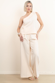 March23 :  Viscose blend wide leg trousers Lux | pink - img2