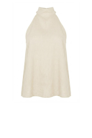 March23 |  Linen halter top Mystique | natural | Picture 1