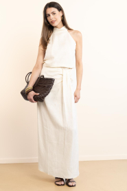 March23 |  Linen halter top Mystique | natural | Picture 3