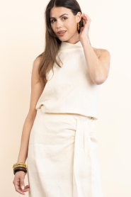 March23 |  Linen halter top Mystique | natural | Picture 4