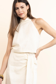 March23 |  Linen halter top Mystique | natural | Picture 6