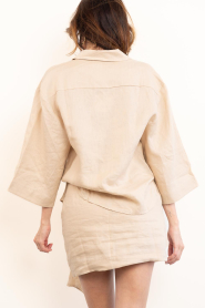March23 |  Linen dress with bow belt Flare | natural | Picture 8