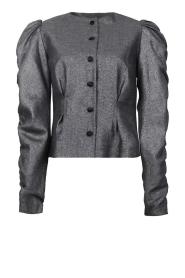 Est'Seven |  Lurex top Kanza | grey | Picture 1