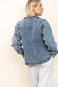 Est'Seven :  Denim jacket/blouse Lyon | blue - img6